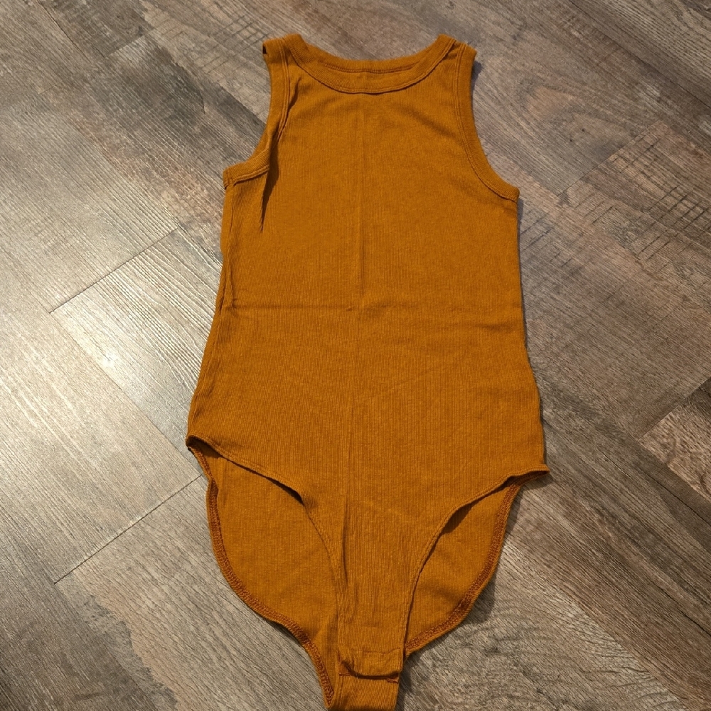 NEW a new day Women's Golden Bodysuit